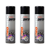 3X Promatic Rapid Build Grey Primer Spray 500ml Spray Paint